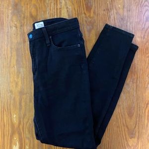Curvy Toothpick Black Jeans